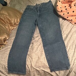Madewell Straight Leg Jeans - Classic Denim